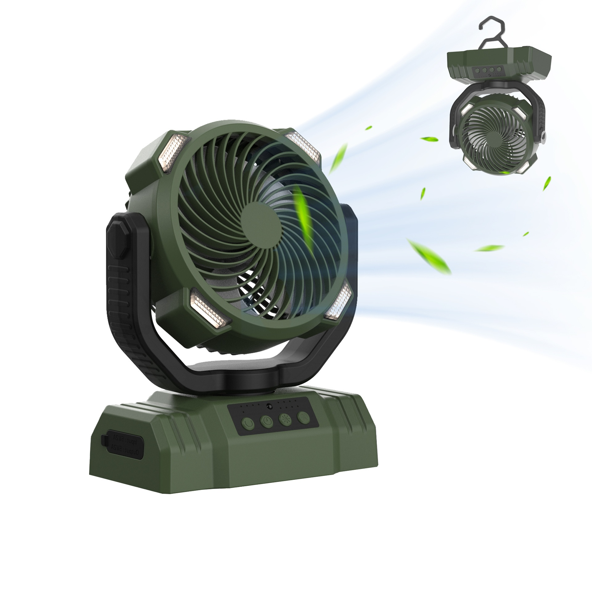 Portable Power Bank Camping Fan