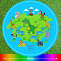 Inflatable Water Splash Mat for Kids' Outdoor Fun