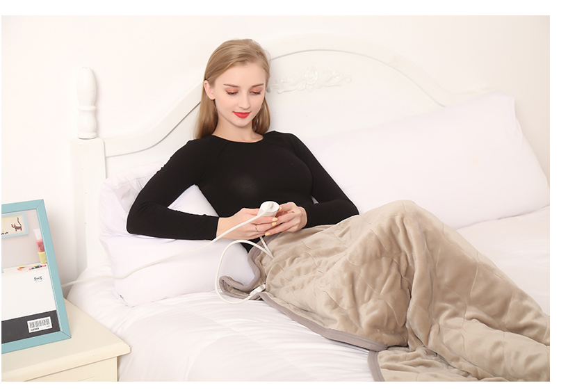 Electric Heated Blanket & Knee Warmer for Home Use