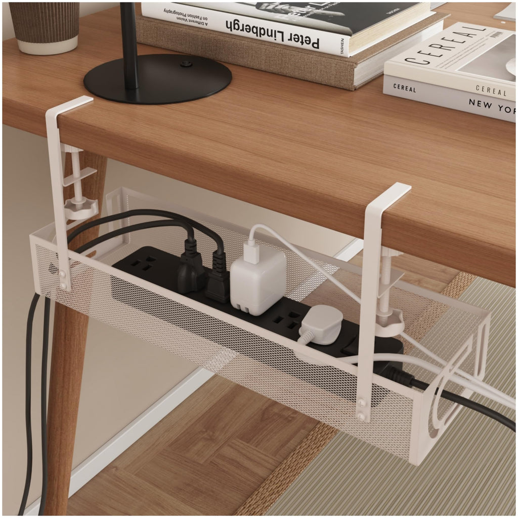 Under Desk Cable Organizer Tray